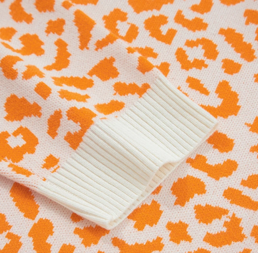Wild & Cozy Chunky Knit Cardi - Sherbet - Picture 7 of 10